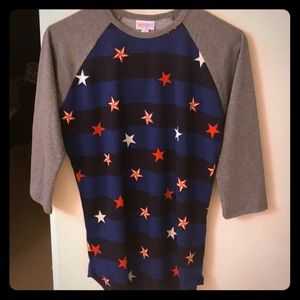 LuLaRoe Randy XS Americana ❤️💙